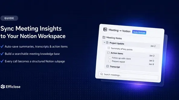 So speichern Sie Meeting-Insights in Notion