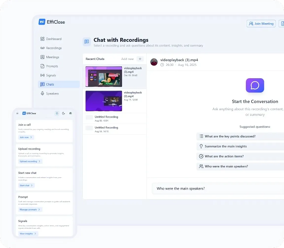 Get Summaries & Action Items