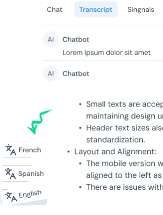 EffiClose meeting notes and highlights interface